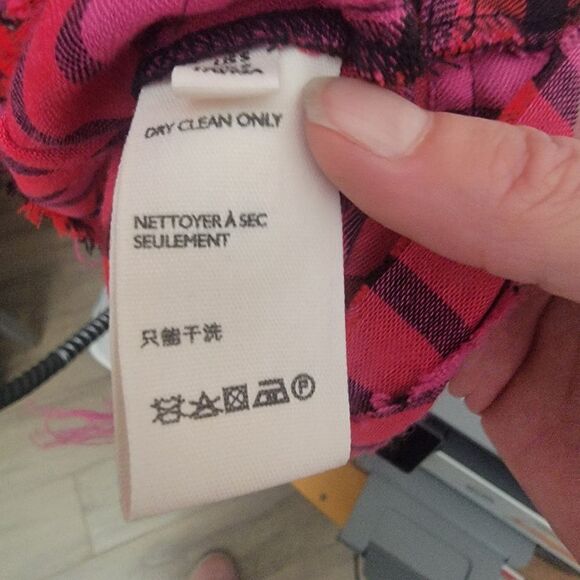 Free People Pacific Dawn Plaid Top. Size S. NWT. - Picture 9 of 10